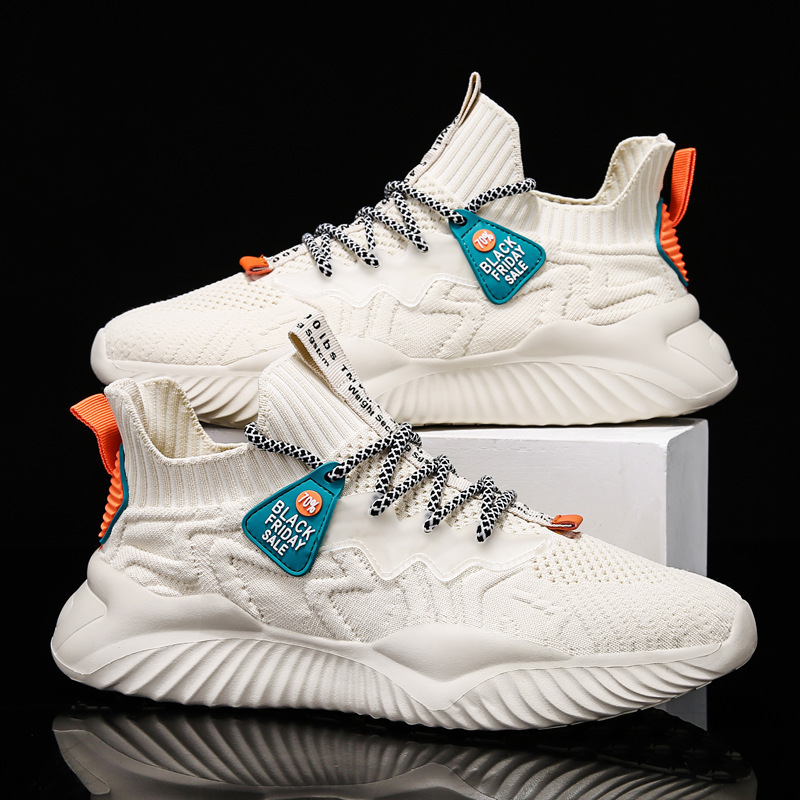 Wholesale Sports Shoes, Thick-Soled, Lightweight Student White Shoes, Breathable, Casual Style, Thin, Foreign Trade Men's Running Shoes, Comfortable Wholesale Sports Shoes, Thick-Soled, Lightweight Student White Shoes, Breathable, Casual Style, Thin, Foreign Trade Men's Running Shoes, Comfortable