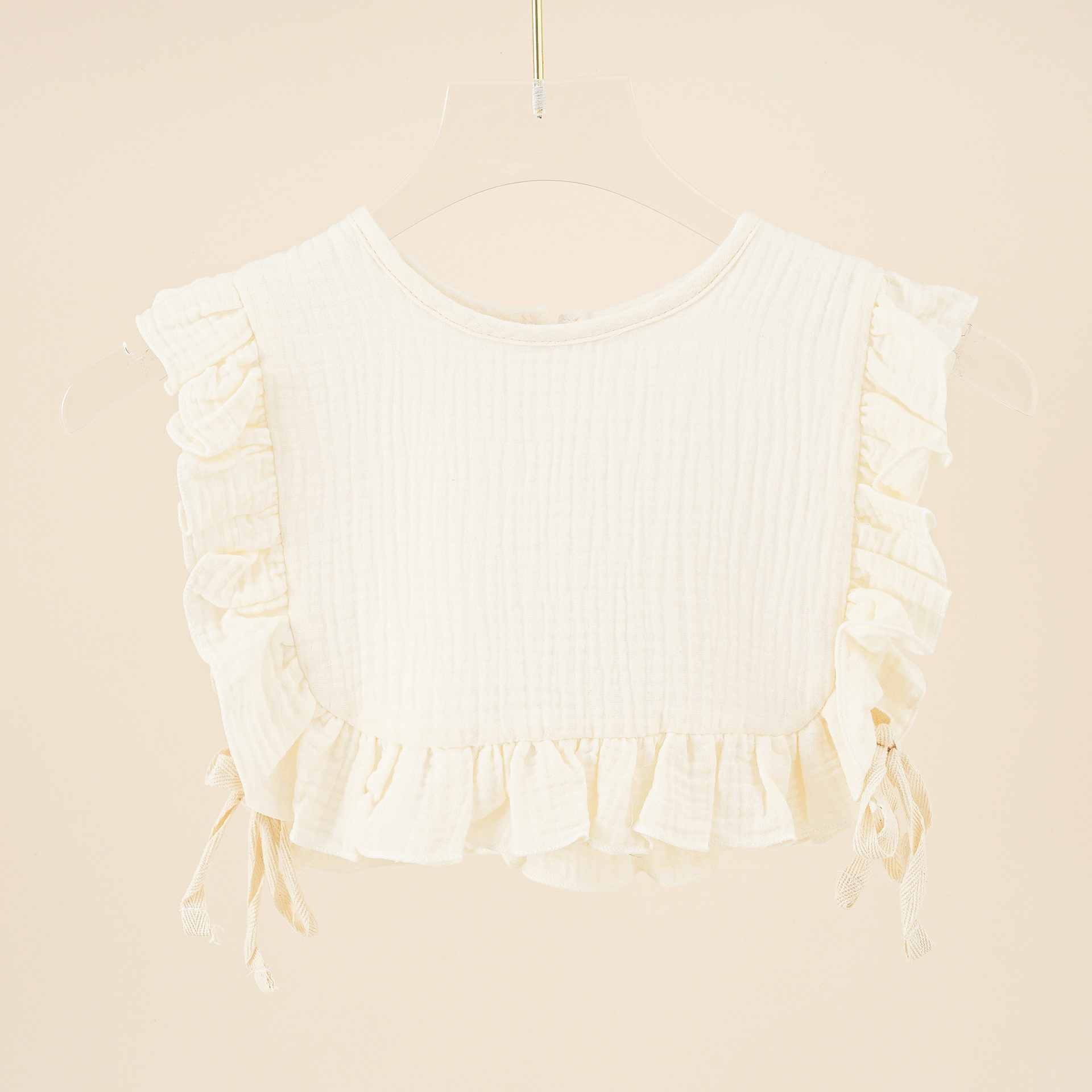 Linda correa de encaje dulce collar falso chica japonés dulce simple desgaste exterior collar decorativo pequeño chal para niños