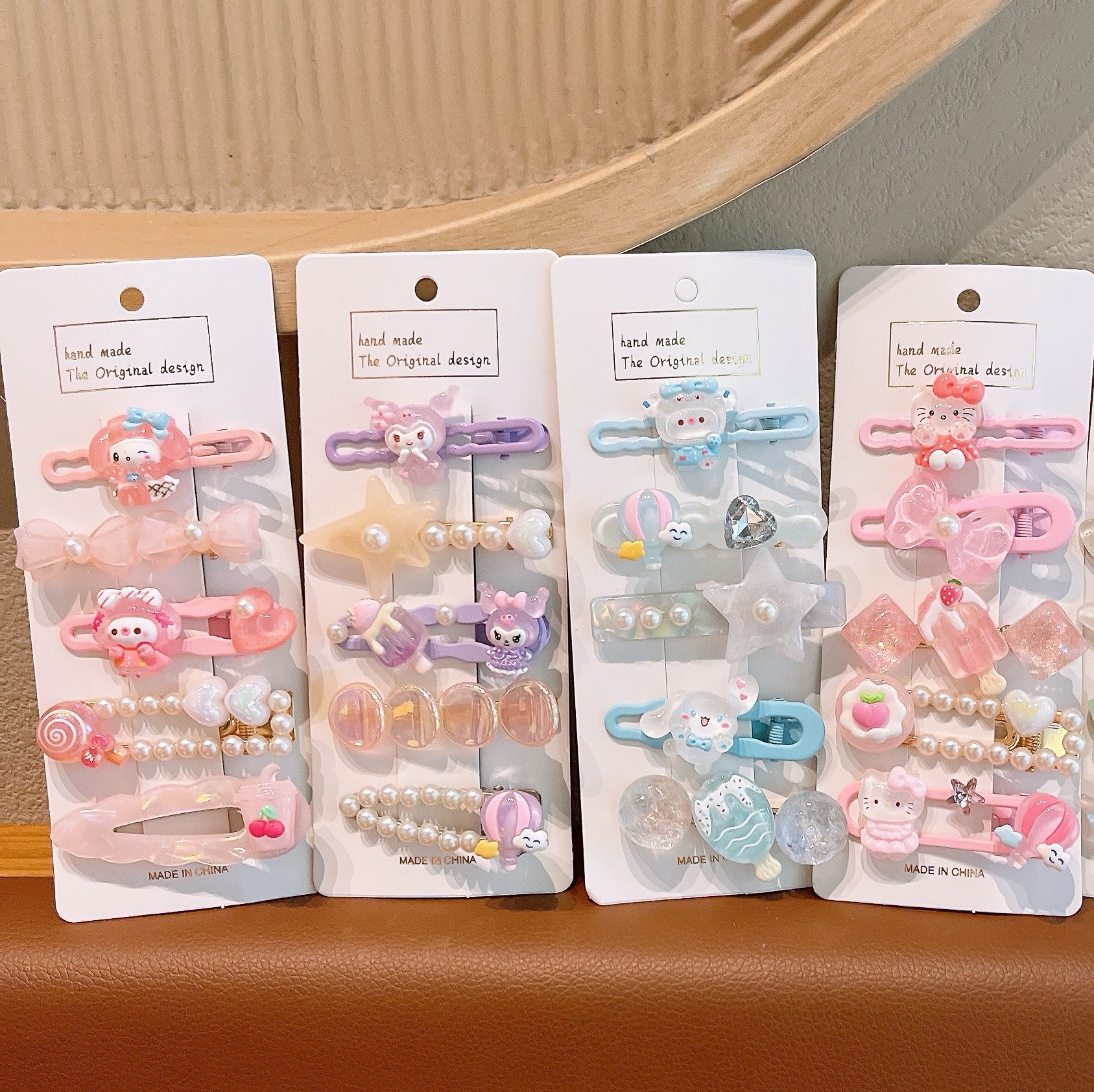 Dulce Kitty clip de cabello para niños mujeres estilo universal clip de frisa lateral clip de cabello de arco clip de cabello para niñas adornamiento para el cabello