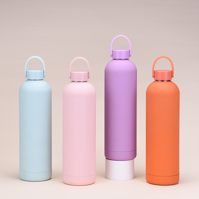 Casual Solid Color Stainless Steel Water Bottles 1 Piece display picture 3