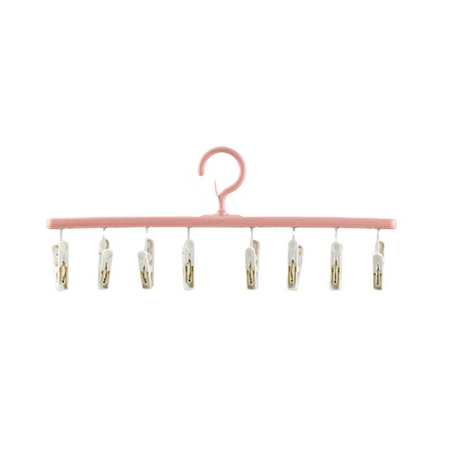 Infant Clothes Hanger Children Newborn Baby Towel Cloth Small Clothes Hanger Multiple Clips Multi-functional Anti-slip Drying Clothes Hanger