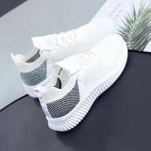 夏季飞织网运动鞋新款韩版学生女鞋时尚百搭小白鞋透气休闲女网鞋