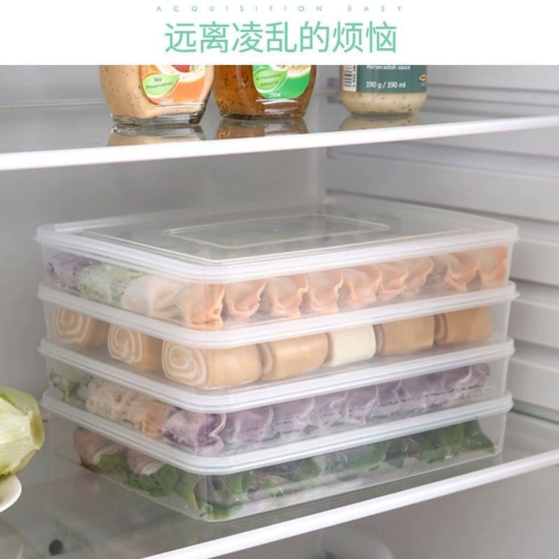 Холодильник для хранения пельменей: коробка для замораживания продуктов продовольственная безопасная коробка для заморозки пельменей, многоярусная