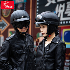 New Safety Electric Scooter Helmet Gray for Men and Women, Autumn/Winter Warm Semi-Helmet, All-Season Universal Cute Protective