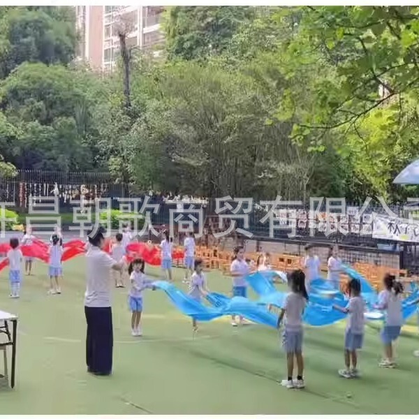 舞蹈道具带绸带红绸婚庆开幕式开场舞表演运动会彩绸绸子多彩绸带|undefined