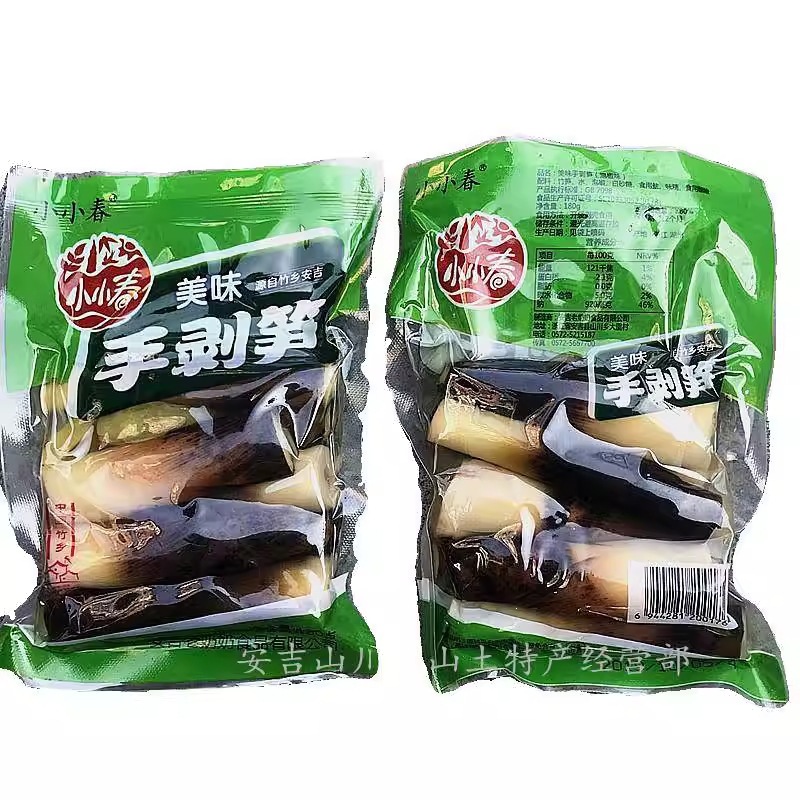 Hand-Peeled Bamboo Shoots Ready to Eat Pickled Pepper Flavor 500g Bag Spicy Snack specifications