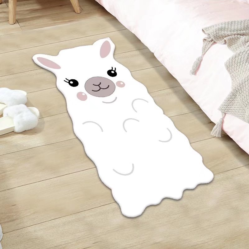嚴選地墊批發多邊形網紅兒童卡通可愛印花家用客廳腳墊衛生間地墊