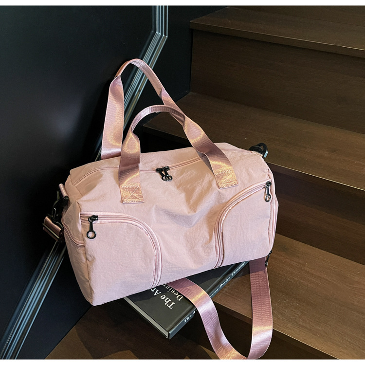 Freizeit-Sport-Fitness-Reisetasche 2025 Modell Nasstrockentrennung Tasche unabhängiges Schuhfach schlicht praktisch Einzelschulter Schrägtrage