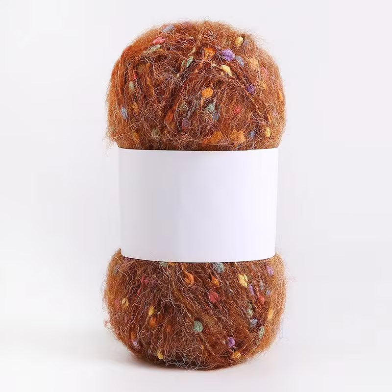 Doudou hilo hilo de bufanda hilo de lana punto de color mohael hilo tejido a mano diy arco iris tenis de mesa hilo mixto hilo de punto de pareja