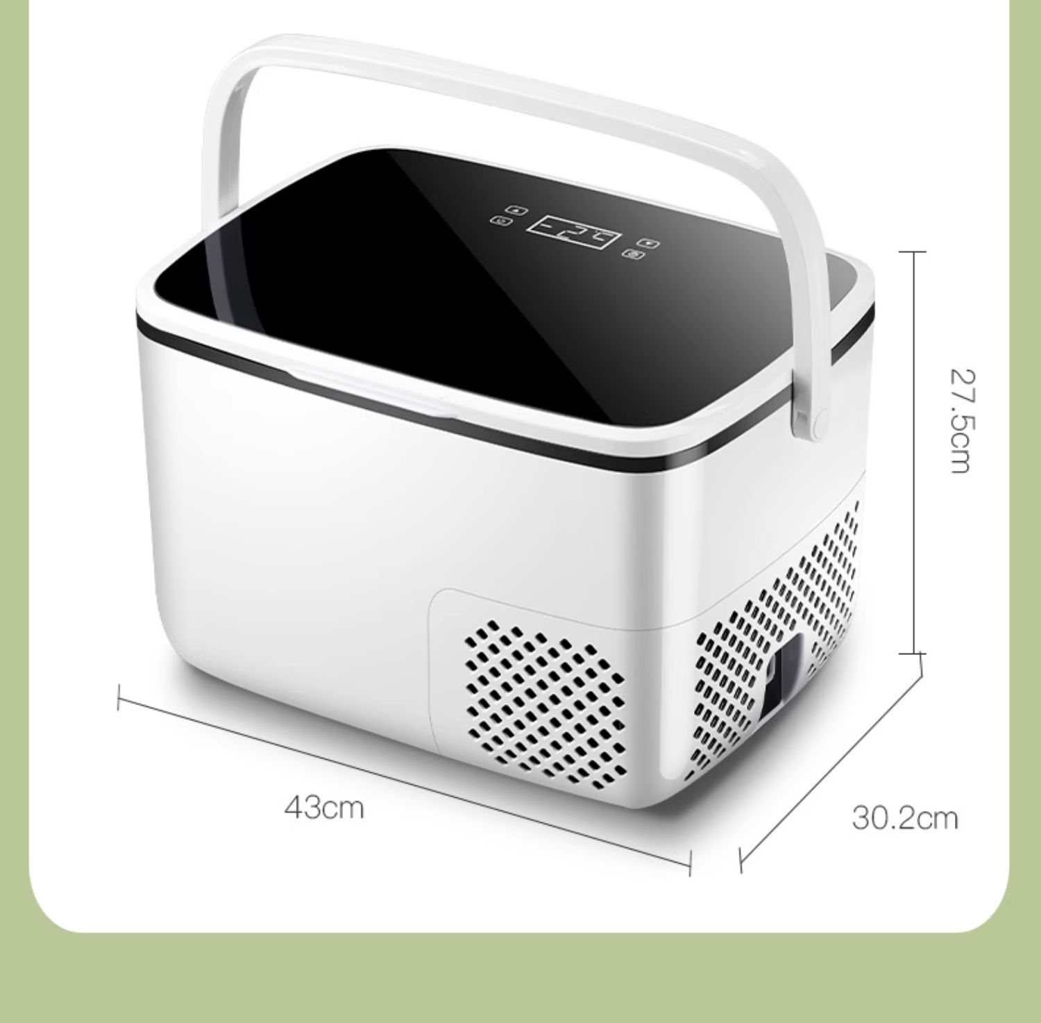 Suitable for Eos Mini Refrigerator Small Home Dormitory Car Refrigerator Mini Student Refrigeration and Freezing for One Person