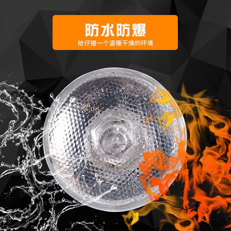 Bluebird Infrared light bulb Shower Room Yuba bulb Pock 175W waterproof explosion-proof breed Warm Heat lamps