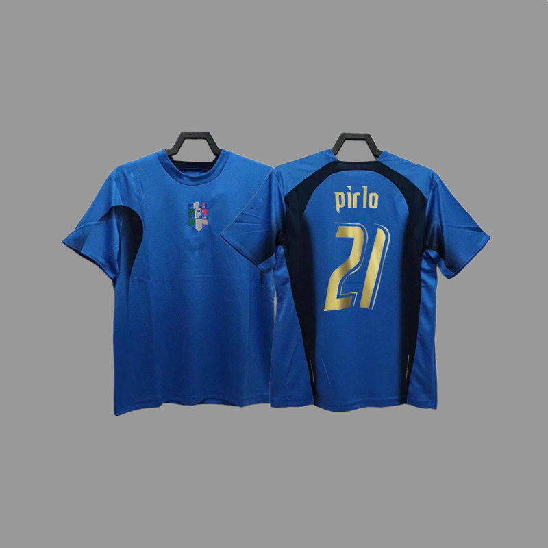 レトロジャージサッカーユニフォームイタリアユニフォームマルディーニバッジョピエロトッティカンナバロジャージ|undefined