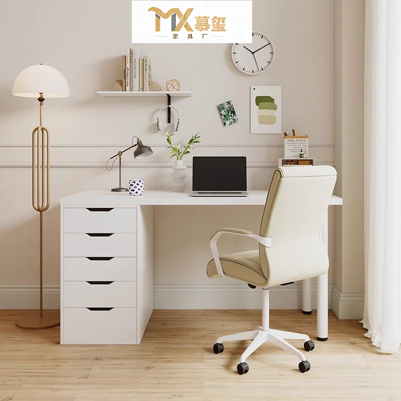 Computer Desk Bedroom Ins Double Desk Student Home Study Desk Office Desk Drawer Makeup Computer Desk