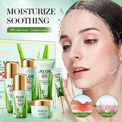 全英語アロエ美肌六点セットBIOAOUA保湿潤いスキンケアセットクロスボーダー卸売り