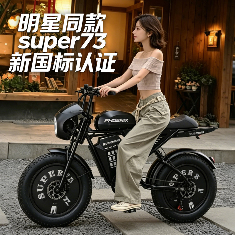 Phoenix Super73S1Rx Electric Bicycle, Power-Assisted Off-Road Small Retro Variable-Speed Electric Bike for Adults Phoenix Super73S1Rx Electric Bicycle, Power-Assisted Off-Road Small Retro Variable-Speed Electric Bike for Adults