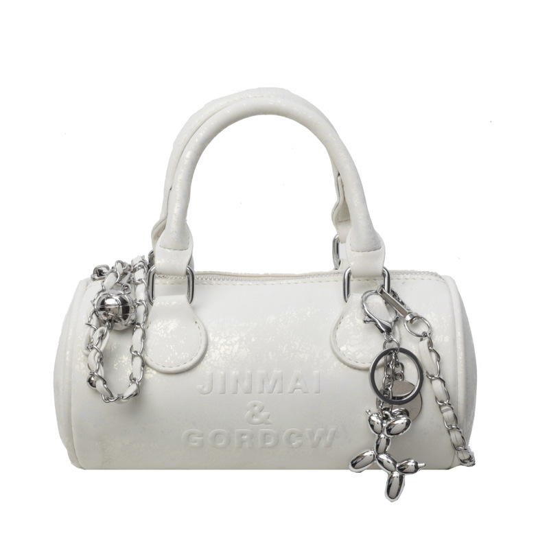 2024 Charm Ba dámská nová módní Desin Sense, řetízková crossbody kabelka, válcová, přes jedno rameno, do ruky_voghion.com