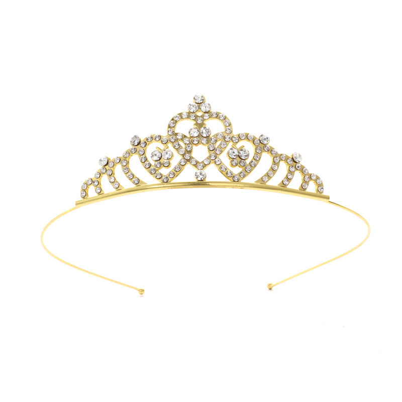 Diadema con Corona de Princesa Infantil de Metal Galvanizado para Cumpleaños y Fiestas image 53