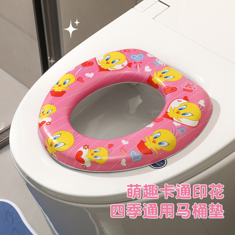 Pp Potty Children's Toilet Seat Manufacturer Wholesale Cartoon Baby Handleless Children's Toilet Suitable for Export