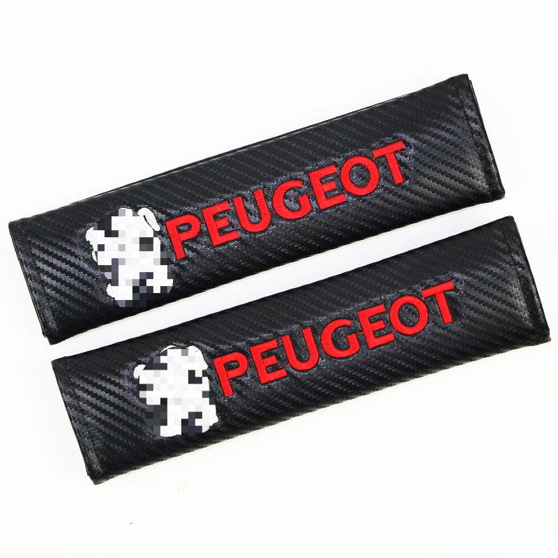 Hot foreign trade explosions factory direct car accessories carbon fiber seat belt shoulder pad suit belt cover