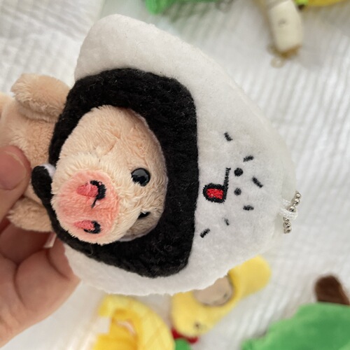 Cartoon detachable Christmas tree jacket cute plush pineapple clothes banana accessories bag pendant WE 08