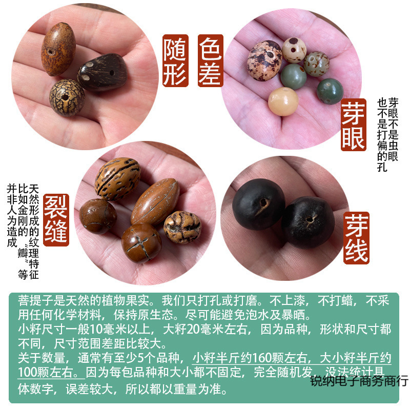 各種菩提混合半斤卸売天然菩提金剛鳳眼龍眼ソープフルーツ風化菩提根|undefined