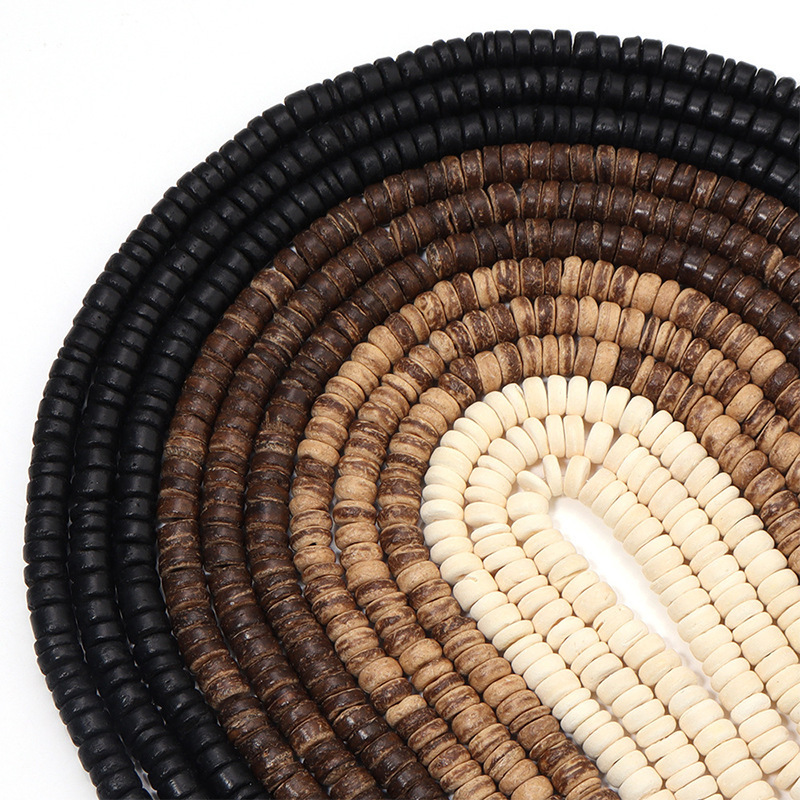Coconut Shell Separator Loose Beads diy Jewelry Accessories Separated Beads Bracelet Necklace Beaded Bead Bracelet Spacer Handmade Material