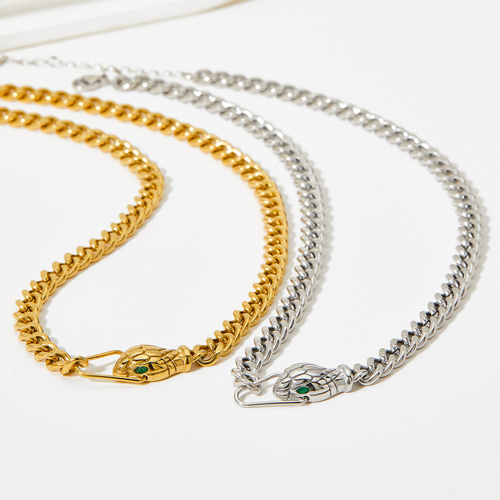 33g Weight Vacuum Plating Gold Plating Process 16K Gold Plated, White Gold Plated, Gold Plated Plating Material Necklace Classification 304 Stainless Steel Chain Material Wholesale Jewelry Fashion Geometric 304 Stainless Steel 16K Gold Plated White Gold Plated Gold Plated Plating Stainless Steel Necklaces