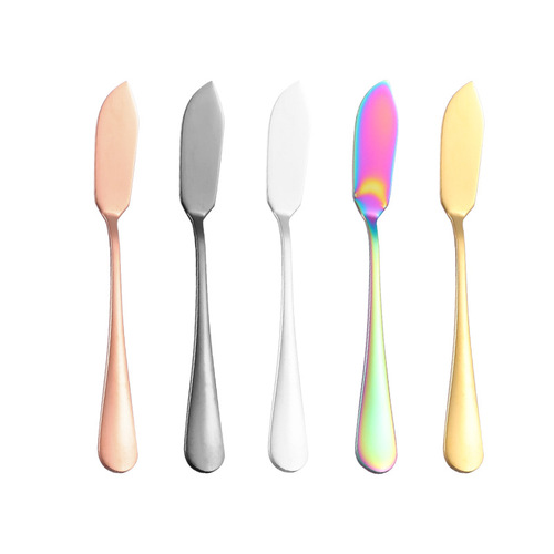 1010 stainless steel butter knife cross-border butter knife bread jam spreader knife household western food butter spatula wholesale