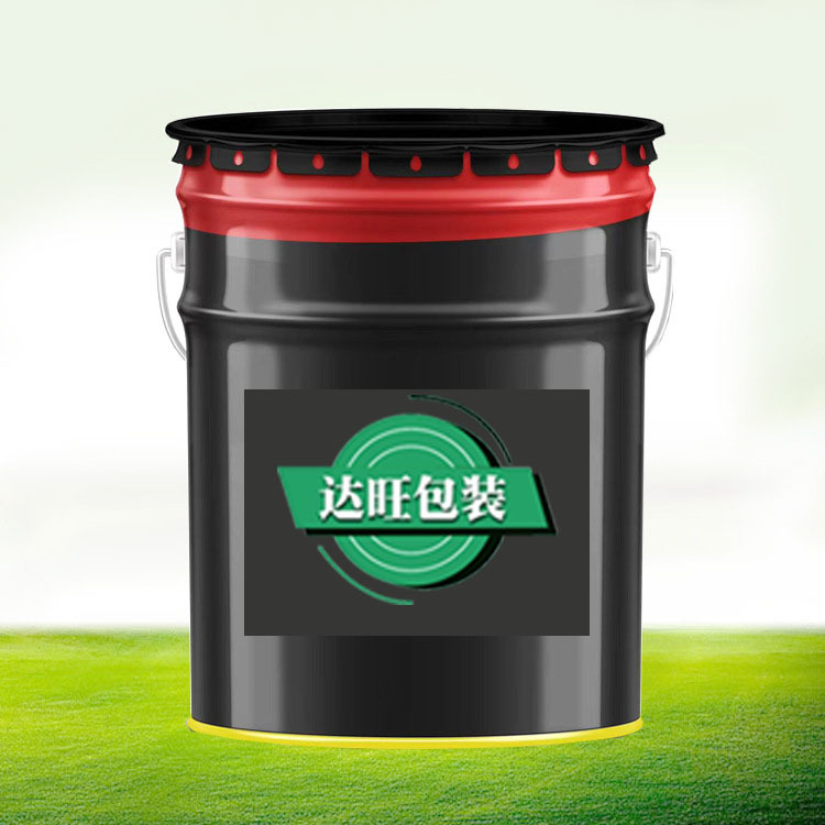 供应批发油漆桶 金属包装涂料LOBSTER铁桶马口铁黑色带盖批发