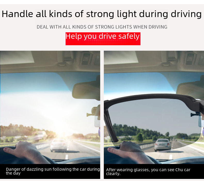 3043 nakts redzamības saulesbrilles vīriešu saulesbrilles ar ultravioleto starojumu, dienas un nakts divējāda pielietojuma makšķerēšanas un braukšanas brilles_voghion.com