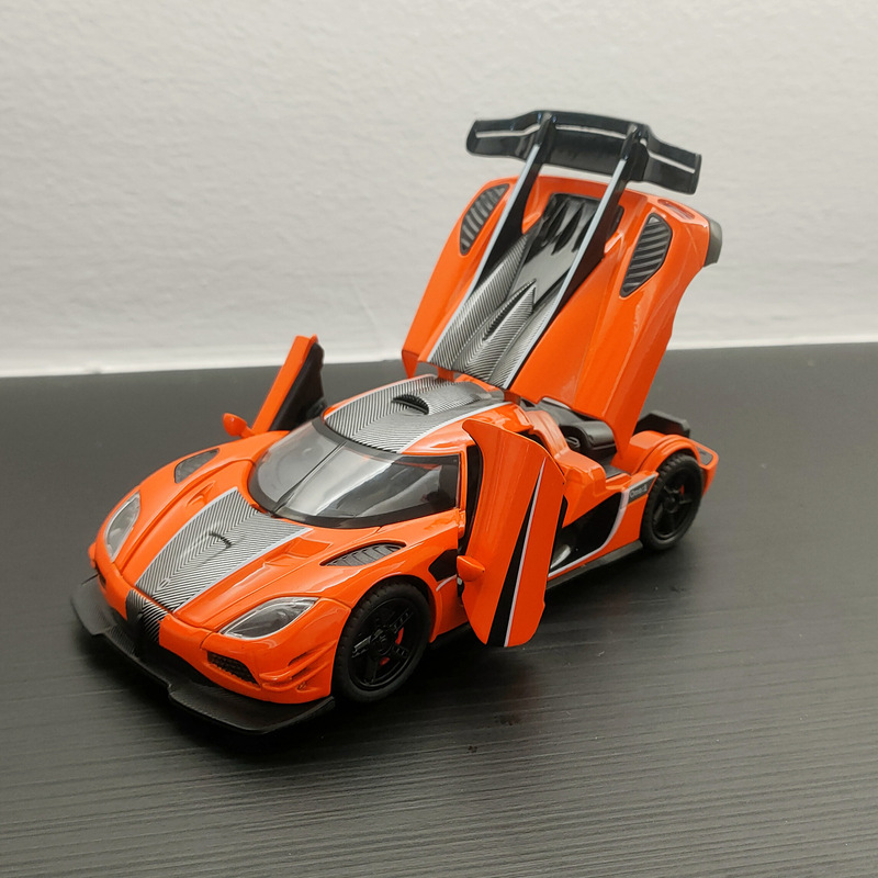 1:32 Alloy Car Model Realistic Kenny Car Model Children's Toy Decoration Wholesale Sports Car Boy Gift Collection