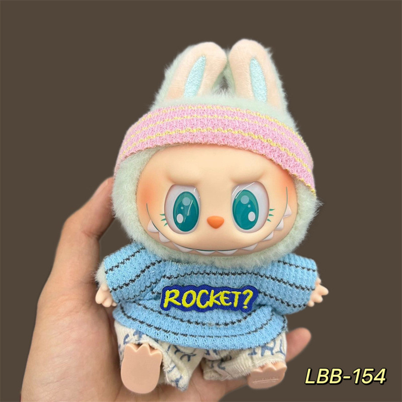ラブブ ペンダントドール 着せ替えベビー服セット 17cm ラブブ 一世代と二世代の着せ替えベビー服|undefined