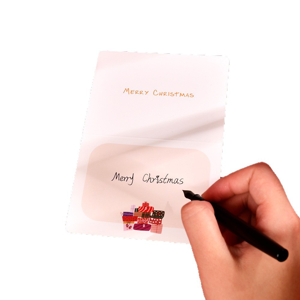 Amazon Hot Sale Navidad tarjetas de felicitación inswind festivales tarjetas de felicitación de negocios tarjetas de regalo de acompañantes de alto nivel