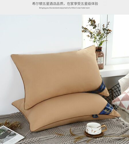 Hilton Core Single and Double Hotel Brand 5-Star Silk Down Ultra Soft Non-Sag Non-Deformable Home Pillow
