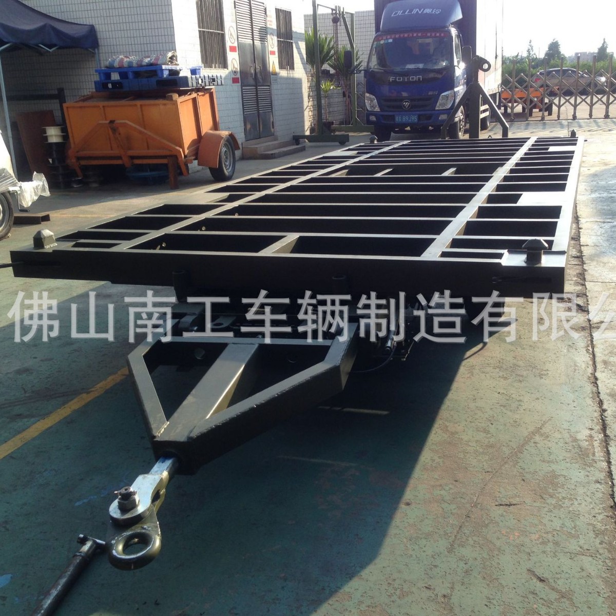 20吨20尺集装箱拖车 集装箱底盘 集装箱重型平板拖车