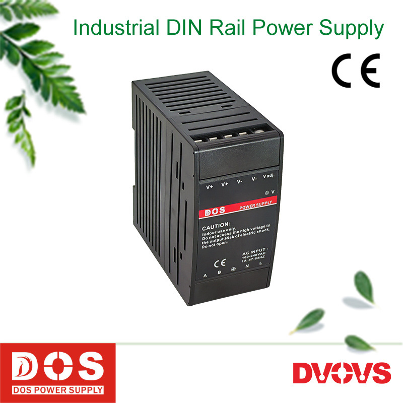 PLC模块型60W导轨式开关电源供应器DC24V2.5A电压数显质保三年