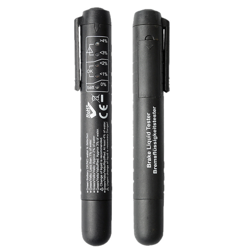 Detector de aceite de freno de automóvil bolígrafo de prueba de alta precisión para reparación de automóviles detector de humedad de líquido de frenos medición del contenido de humedad