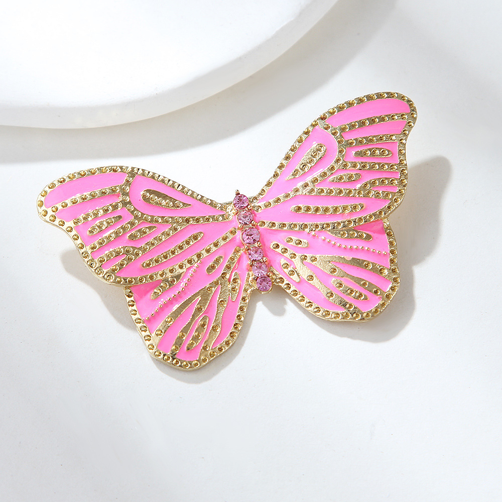 Sweet Butterfly Alloy Zircon Women's Brooches display picture 6