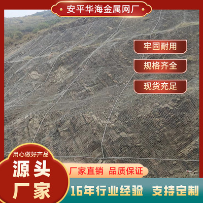 GPS2 Mountain Landslide Falling Rocks a wire rope Noose green Revetment side slope cover Flexible