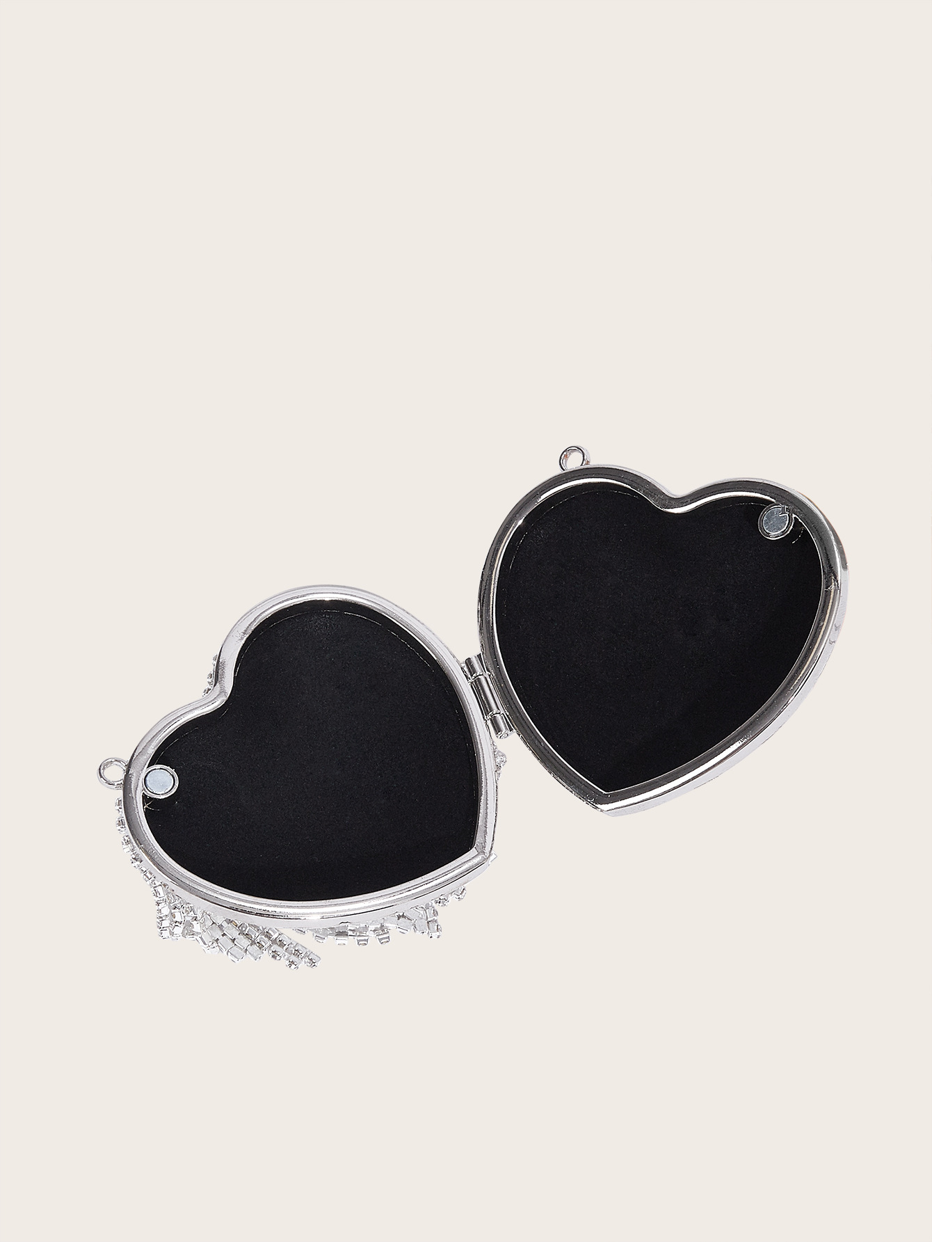 Mini Abendtasche Mit Herz-kette Für Damen_voghion.com