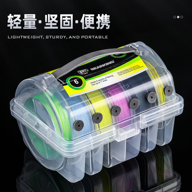 Bear King dispositivo rápido línea de pesca bobinadora rueda de pesca en línea caña de pescar plástico Winder al por mayor