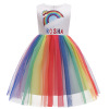 Girls with unicorned beast ruffled rainbow skirt dress dress Christmas Dress