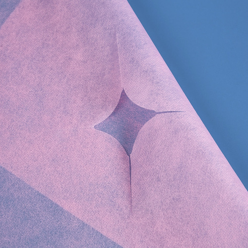 Beauty salon disposable cross towel body towel manufacturer wholesale beauty bedside mat non-woven fabric cross hole headrest towel