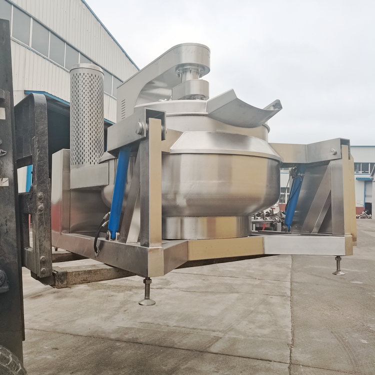 厂家生产电磁行星搅拌炒锅 不锈钢行星炒锅 熬制夹层炒锅不糊锅底