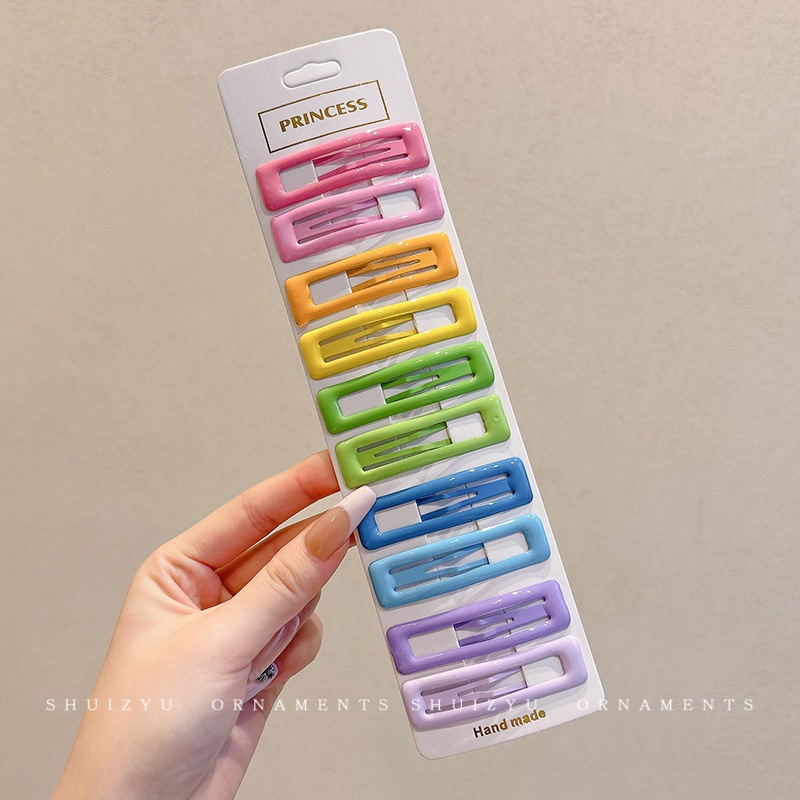 Pin de cabello de color estrella de pentacos pin de cabello de niñas pin de cabello lateral pin de cabello de dopamina pin de cabello pin BB pin