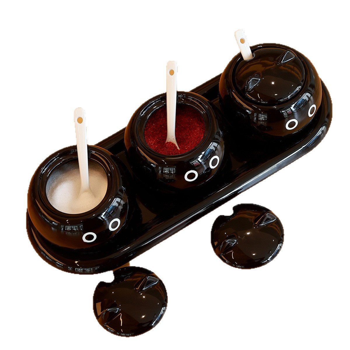 Shang 'en super-gato plato de cerámica adorable condimento creativo condimento doméstico condimento condimento condimento de cerámica al por mayor