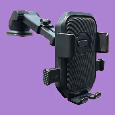 Center Console Retractable Car Phone Holder, Car Air Vent Automatic Lock, Multifunctional Navigation, Suction Cup Type (Car phone holder) - h52