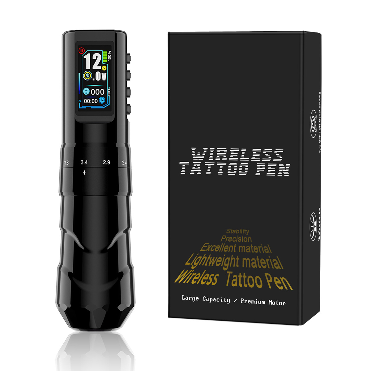 Transfronterizo Tuffking batería inalámbrica tatuaje pluma tatuaje herramienta pluma motor integrado máquina de tatuaje al por mayor