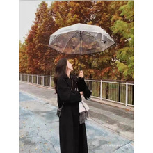 羽绒内胆毛呢外套女秋冬新款感加厚显瘦中长款呢子大衣潮