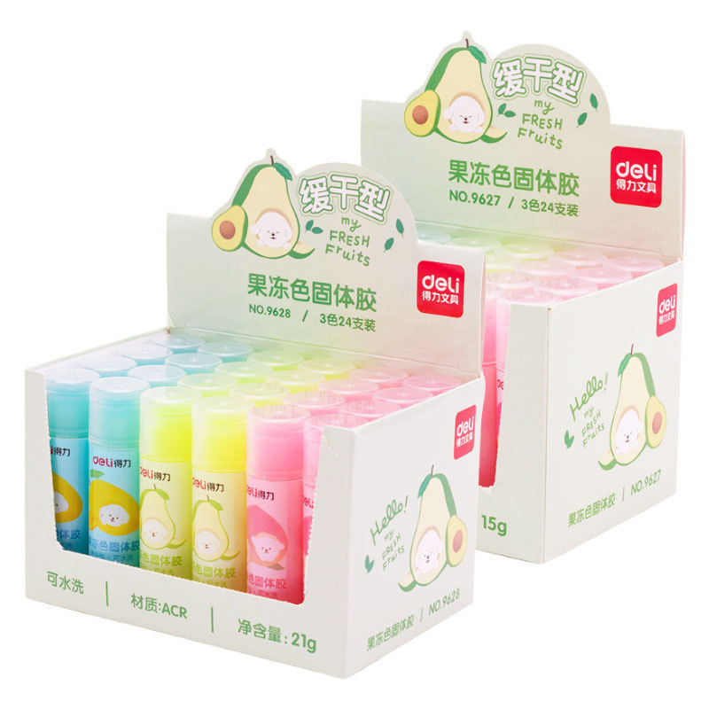 Powerful Jelly Glue Sticks, Solid Glue Candy, High Adhesion, 8g Transparent, 15g, for Children, Kindergarten, Craft Use, Slow Drying